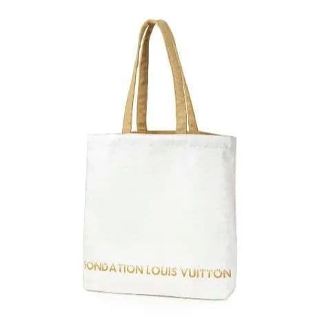 最終値引き❗LOUIS VUITTON トートバッグ FONDATION 即発送】限定！FONDATION LOUIS VUITTON 内ポケット付 トート