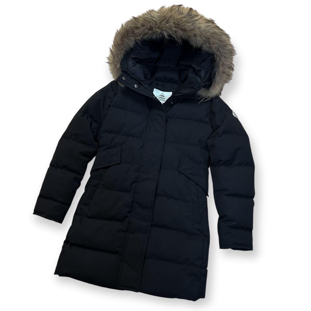 PYRENEX×EDIFICE アヌシー ダウン 34 ファー フード Aライン