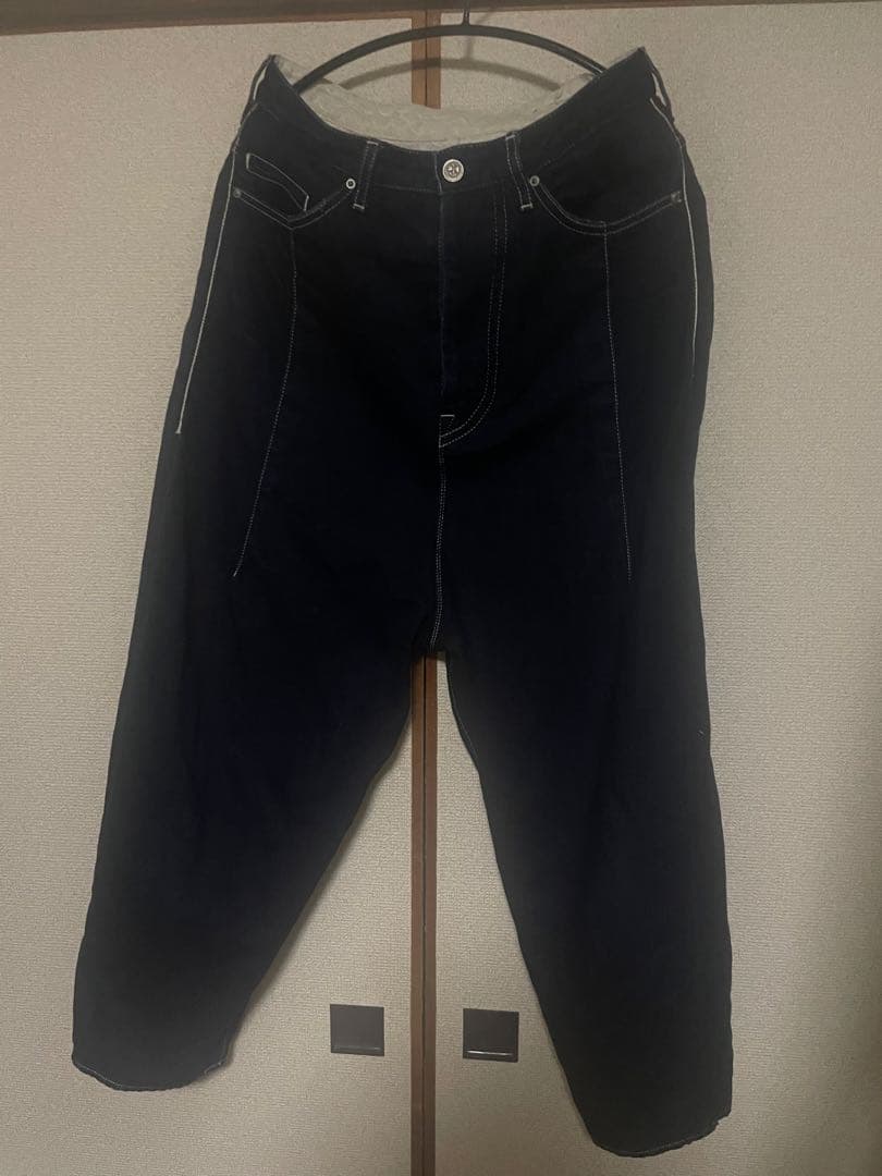 ミナペルホネンテーパードデニム36 mina perhonen always デニム