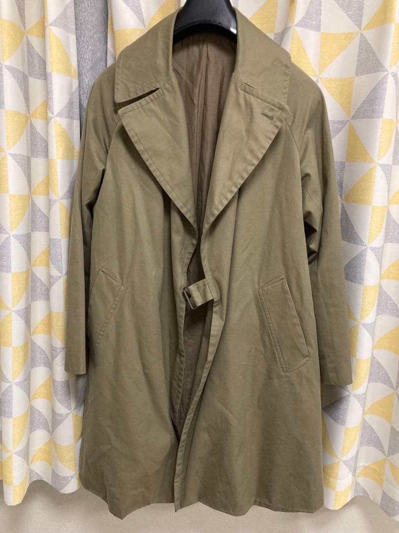 comoli コモリ タイロッケンコート 17ss サイズ0 カーキ