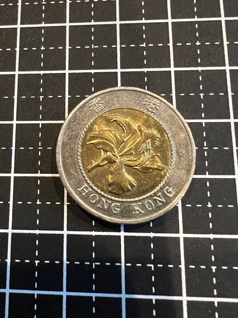 3694【香港】1995年1ドル バイメタル 硬貨 コイン 古銭 - メルカリ