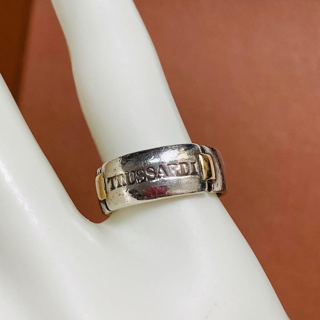 TRUSSALDI トラサルディ K18 シルバー コンビ リング 指輪 - メルカリ