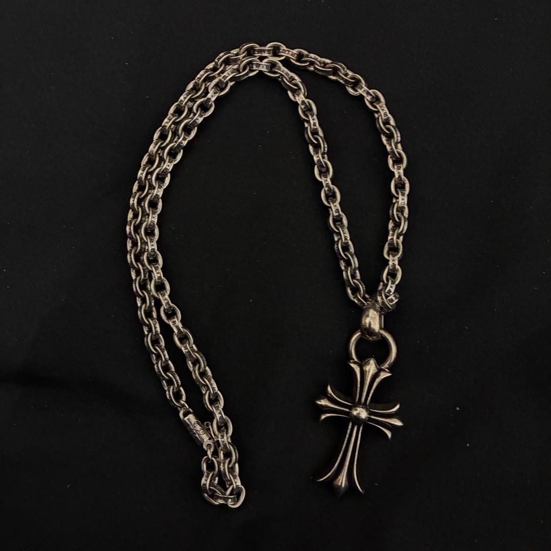 ネックレス ペーパーチェーン タイニークロス