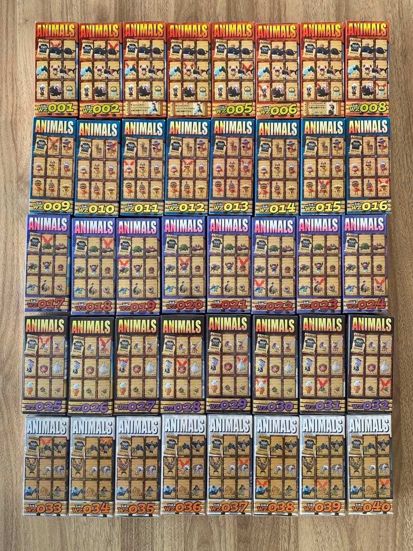 WCFワンピース -ワーコレZOO- vol.1〜vol.5コンプリート全40種