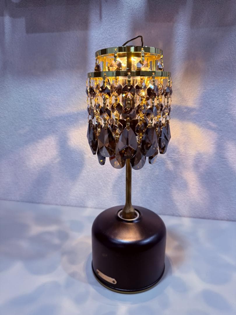 802PRODUCTS クリスタルシャンデリアシェード ブラックゴールド 60'sクリスタルシャンデリアシェード ブラックゴールド【 802PRODUCTS