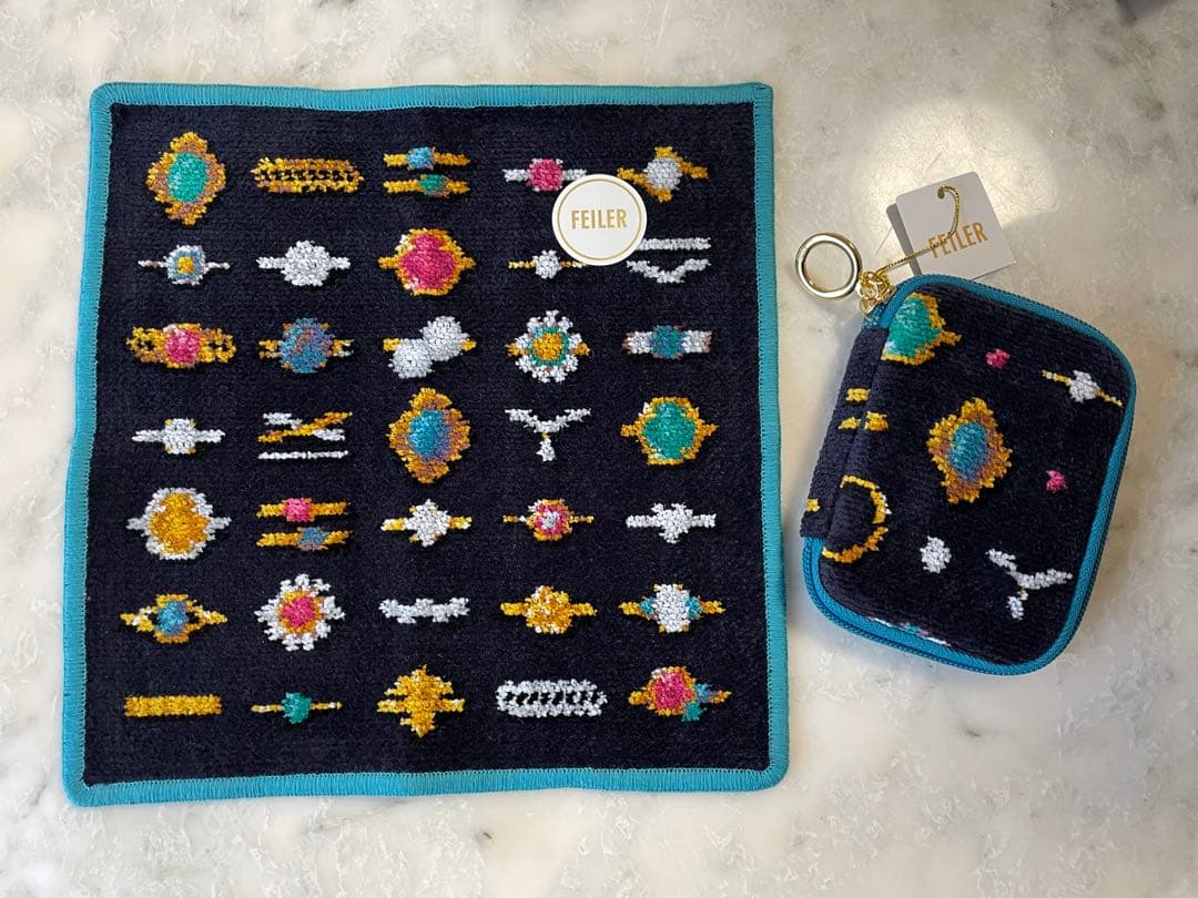 FEILER シンス アクセサリーポーチ　ハンカチセット