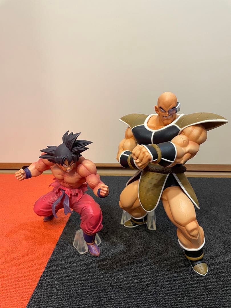 ドラゴンボール 一番くじ　孫悟空 界王拳　ナッパ２体セット　おまけ付き