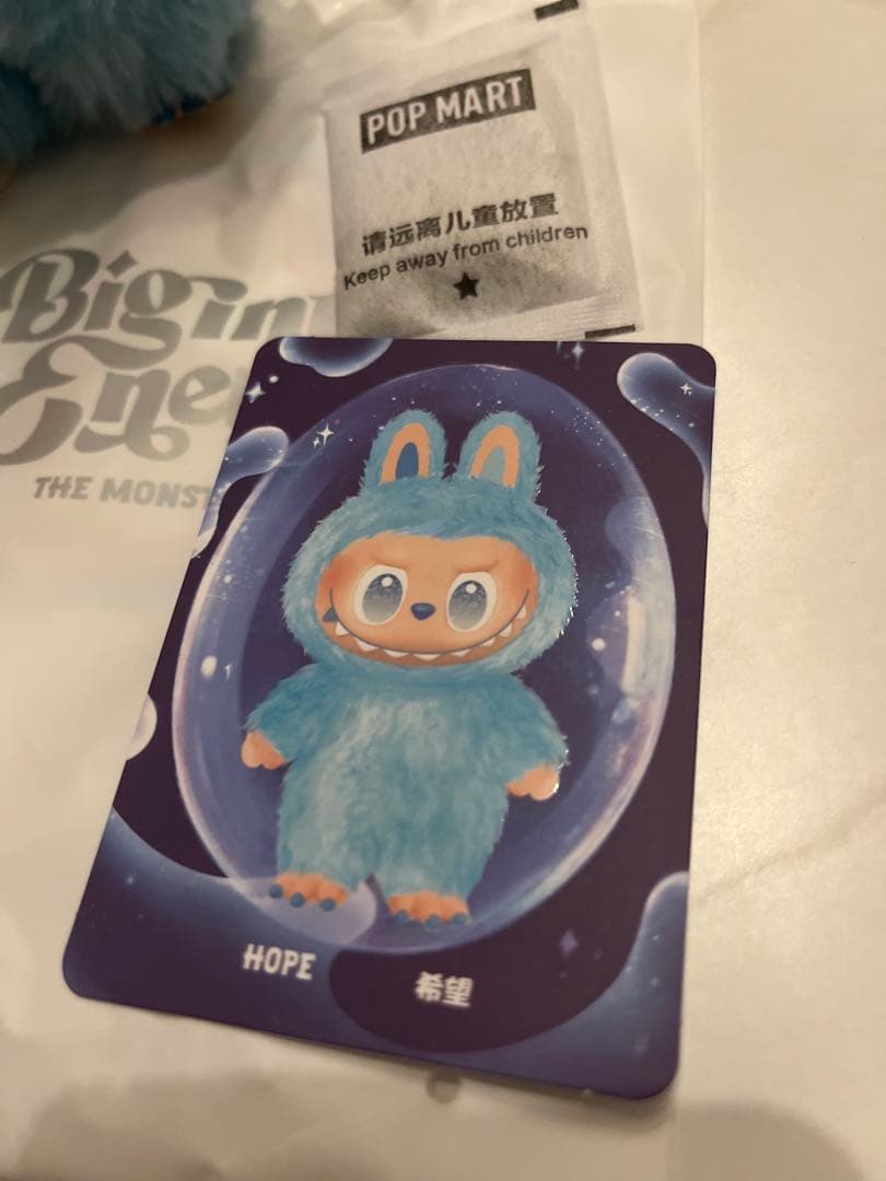 正規品 本物 公式 LABUBU ラブブ エナジー 青HOPE 希望 - メルカリ