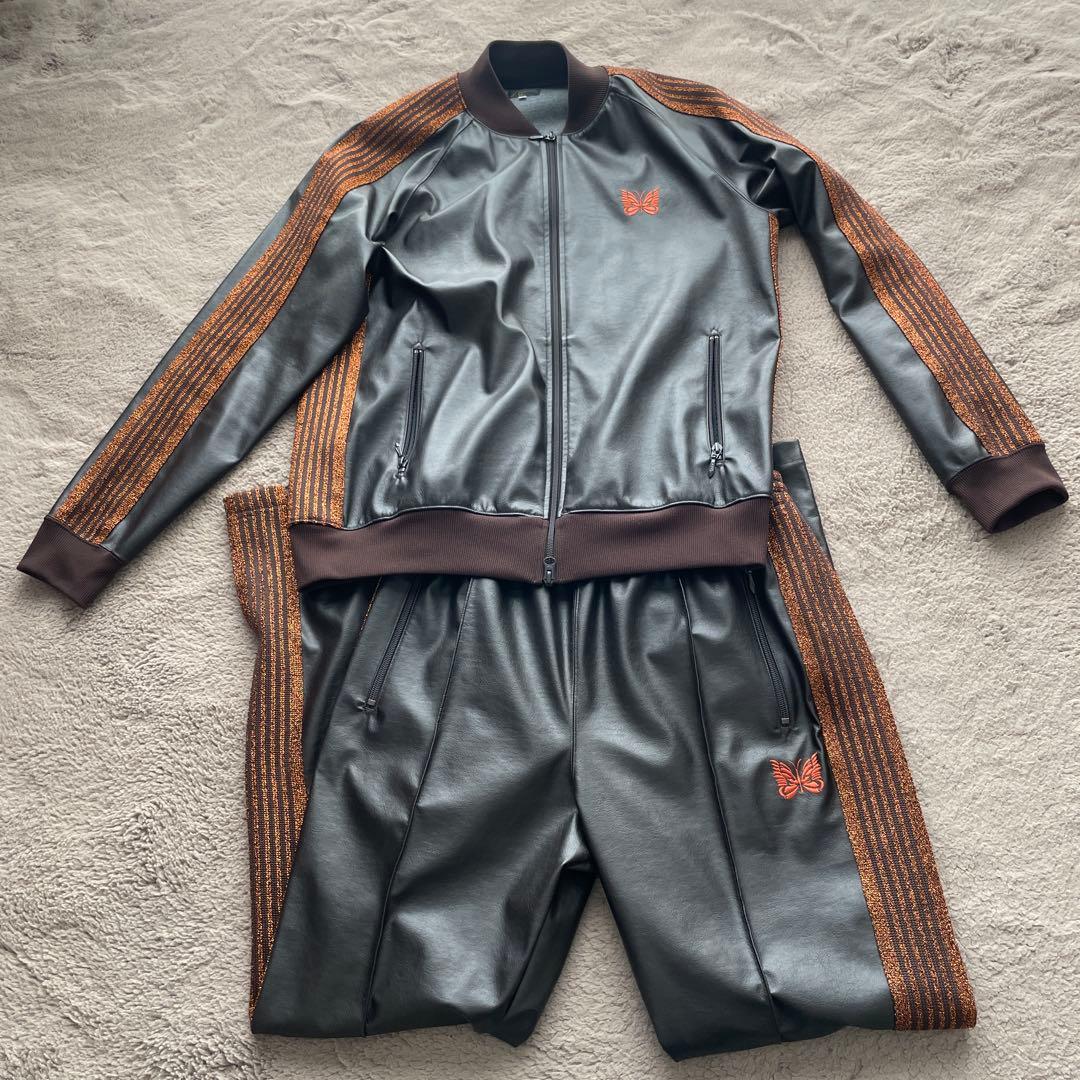 ニードルズ 菅田将暉さん着用モデル フェイクレザー ジャケット セットアップ ニードルズ 菅田将暉さん着用モデル フェイクレザー ジャケット