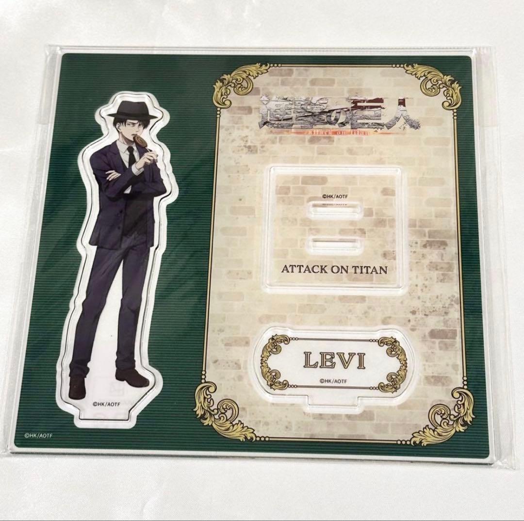 進撃の巨人 くじメイト リヴァイ アクリルスタンド - メルカリ