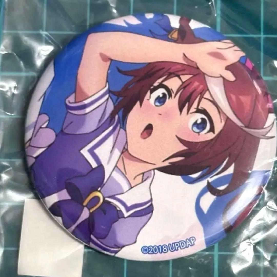 ウマ娘 トウカイテイオー アイキャッチ 缶バッジ ゲーマーズ トウカイテイオー ウマ娘 プリティーダービー×ジャックインザドーナツ