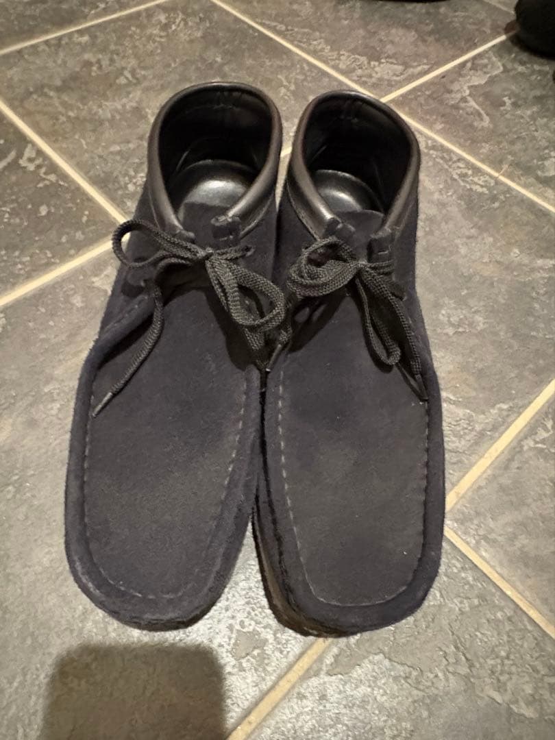Clarks wallabee black クラークス　ワラビー Wallabee / メンズ ワラビー （ブラックハイシャインレザー） -Clarks