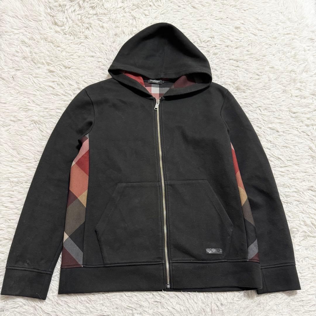 BLACK LABEL CRESTBRIDGE チェック　パーカー　フルジップ