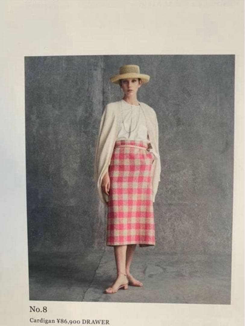 新品❤️人気完売】ドゥロワー ブロックチェック シルクネップツイード