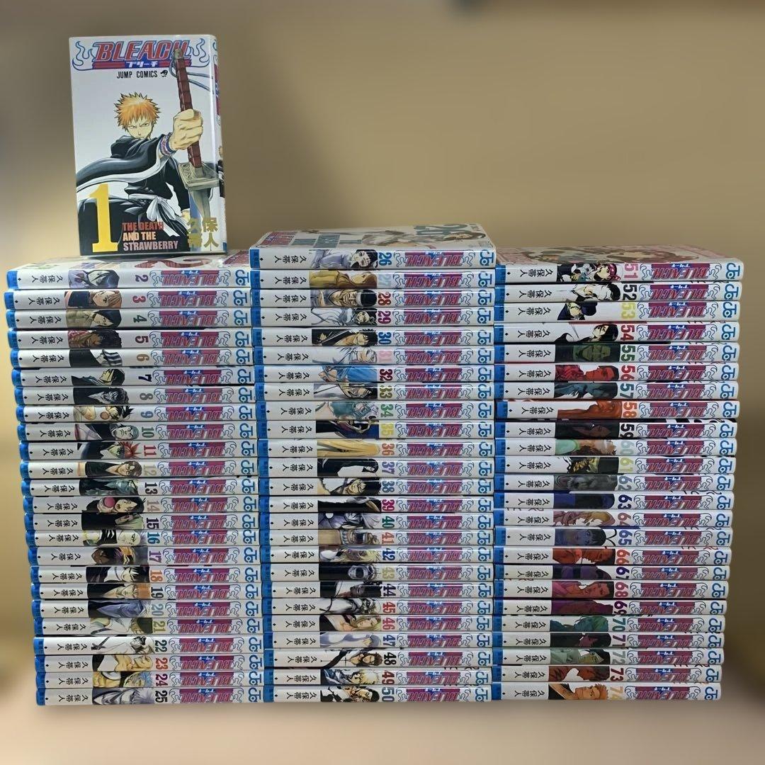 Bleach ブリーチ　１〜７４巻　全巻セット　まとめ売り　漫画　マンガ　本 BLEACH ブリーチ コミック 全74巻 完結セット 全巻セット : メルブック