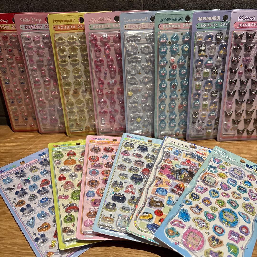 【たまごっち・サンリオmini・プチドロ】ボンボンドロップシールプチドロセット サンスター文具 新品 たまごっち グッズ シール ボンボンドロップ