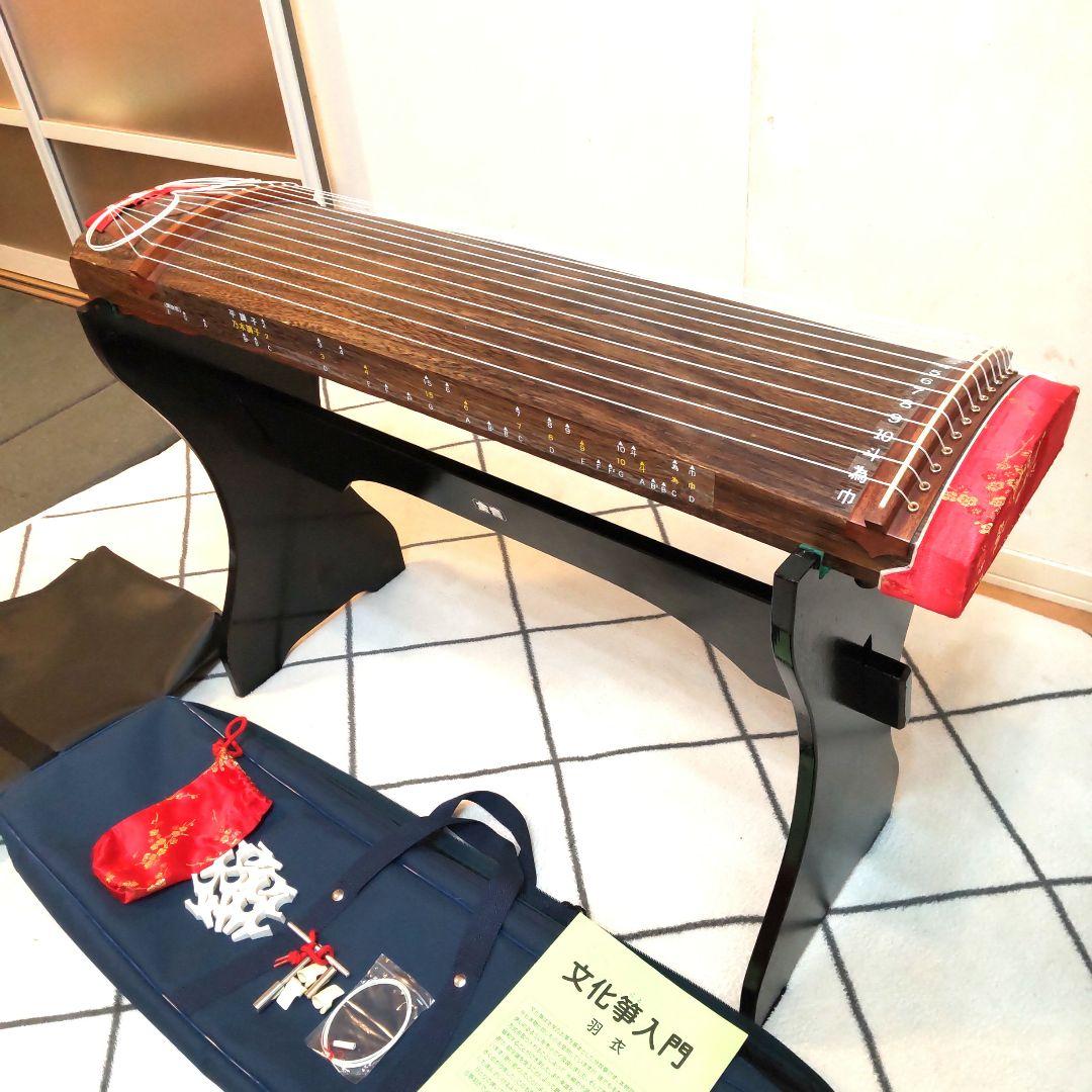 ZEN-ON ゼンオン 全音 文化箏 スタンド付き