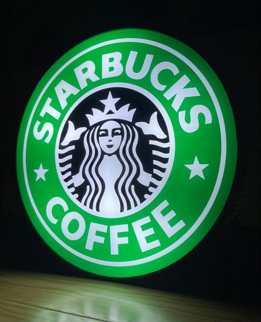 スタバ 電飾 看板 ネオンサイン 壁飾り ランプ レトロ ライト アメリカン雑貨