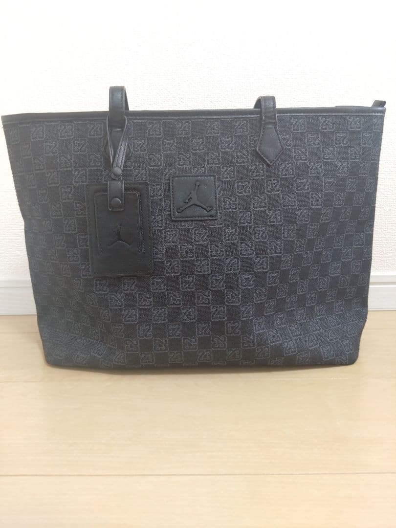 【ハリケーン】Jordan モノグラム　トートバッグ　ブラック