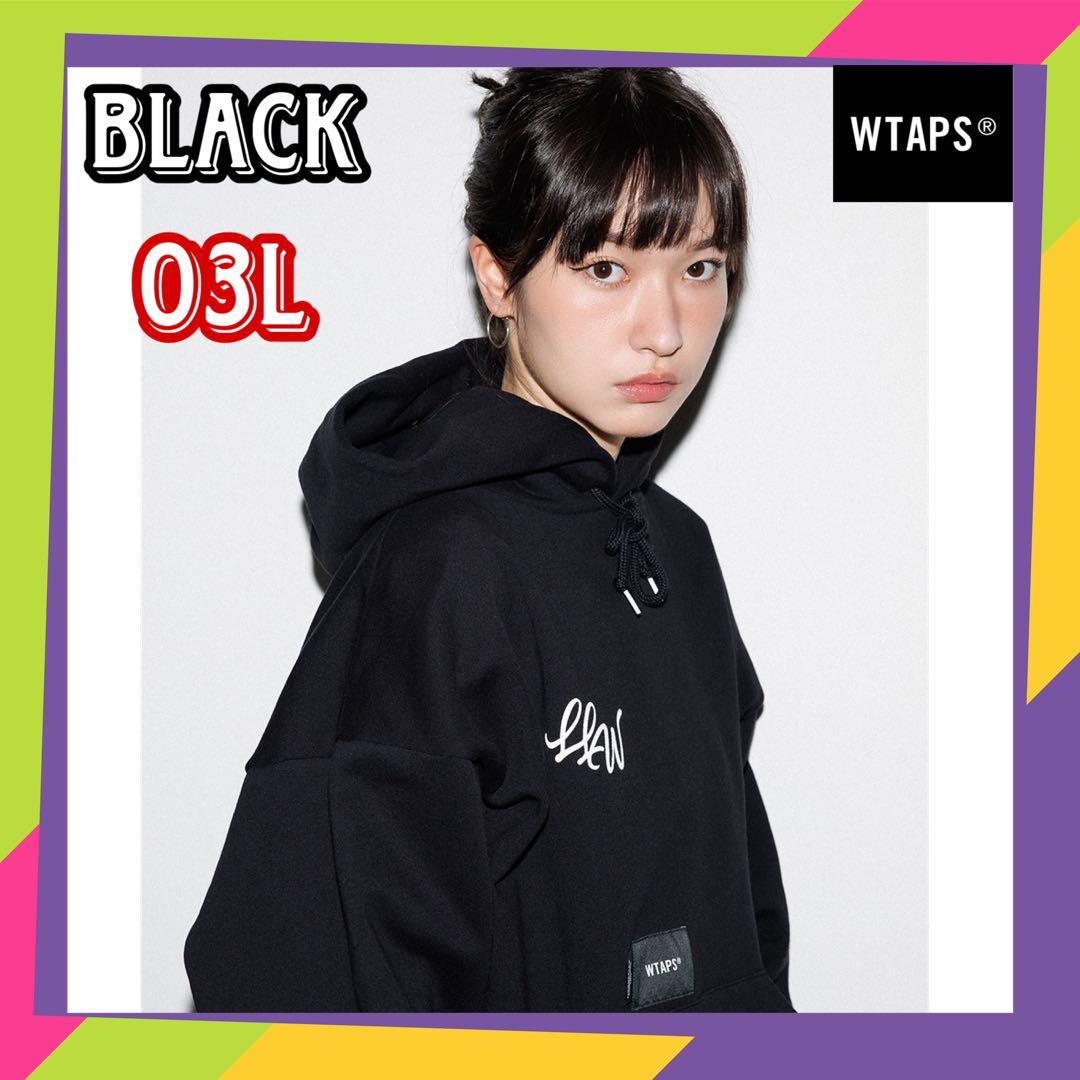 wtaps 25aw LLW HOODY COTTON ブラック03 L