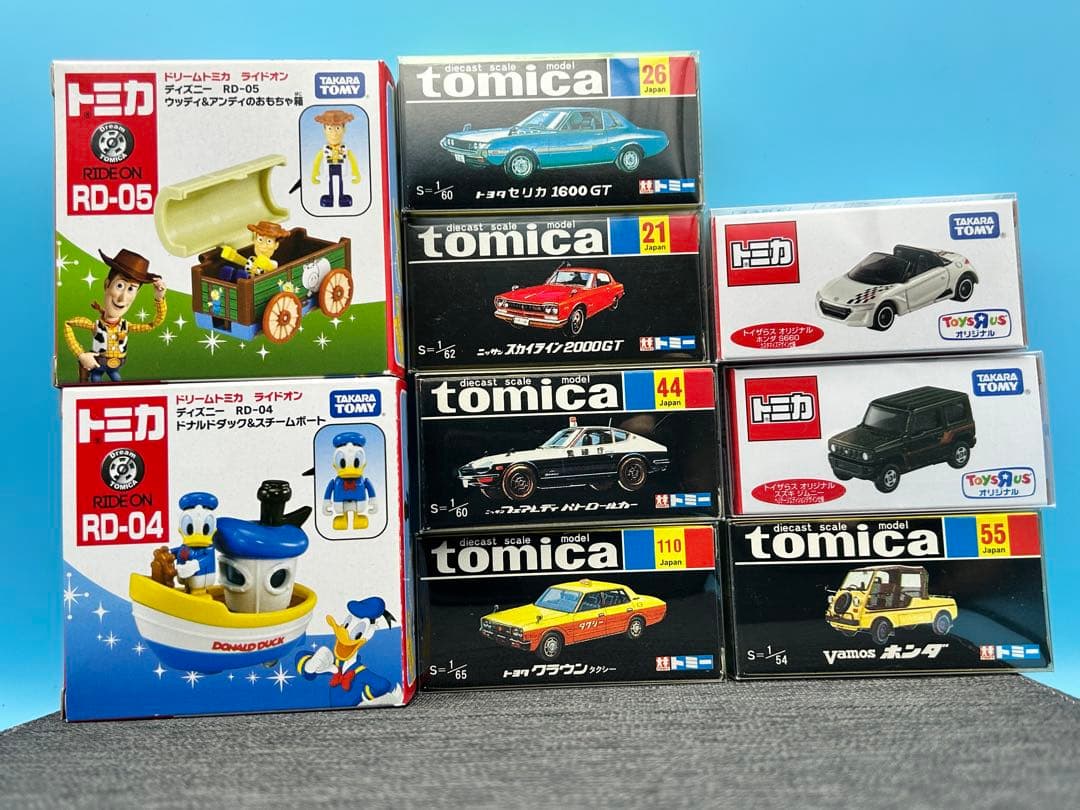 ★トミカ　バラエティ　９台セット　復刻版　トイザらス　ウッディ　ドナルド　絶版 iiado-oska_4904810915539