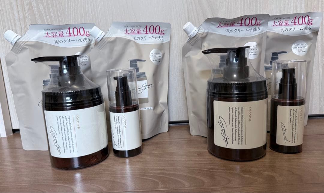 cocone ココネ シャンプー① 詰め替え②ヘアオイル① x 2点セット