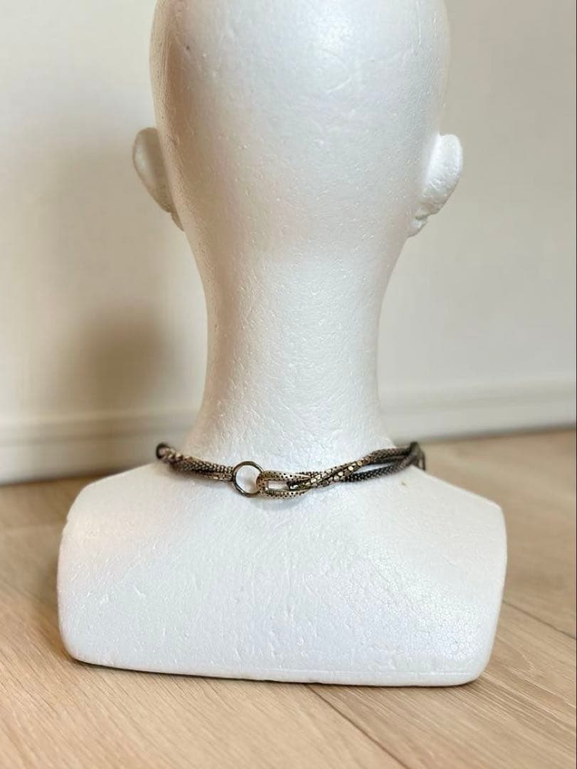 925】HP FRANCE/IOSSELLIANI スネークネックレス