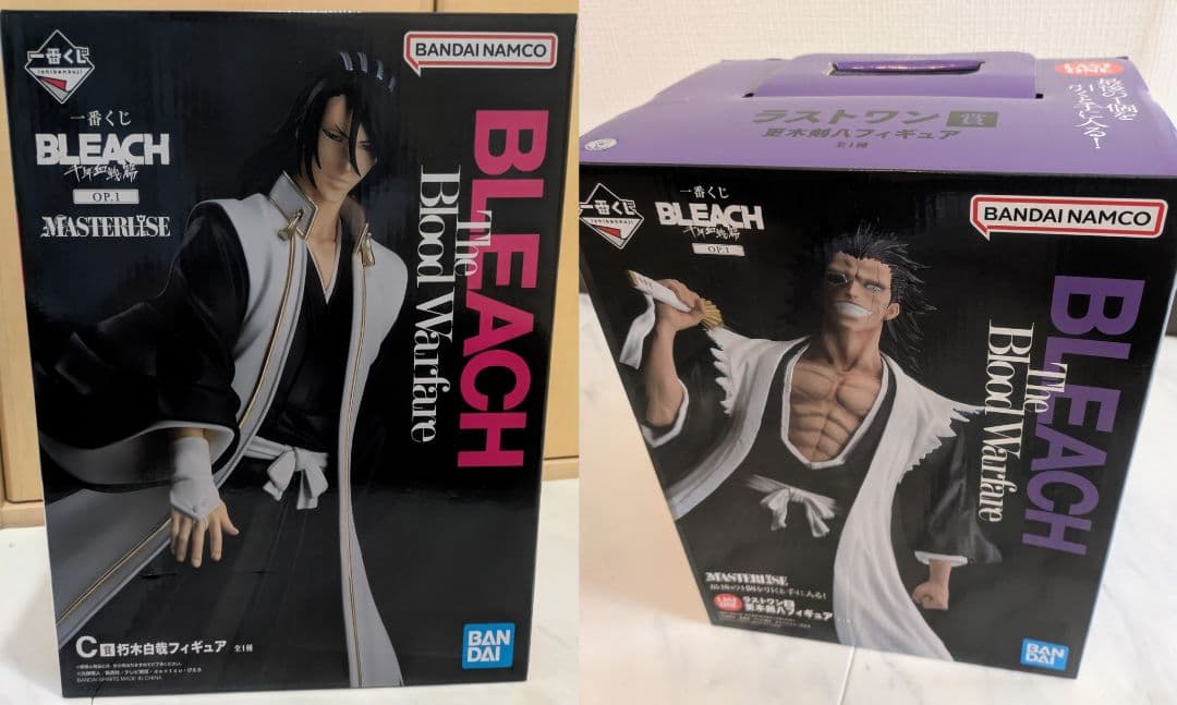 未開封 BLEACH 一番くじ ラストワン賞 更木剣八 C賞 朽木白哉千年血戦