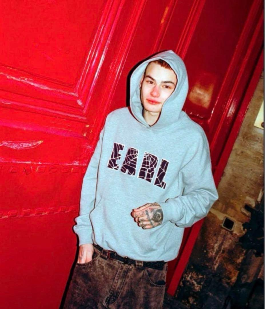 earl skateboards web Hoodie パーカー グレー　最安値