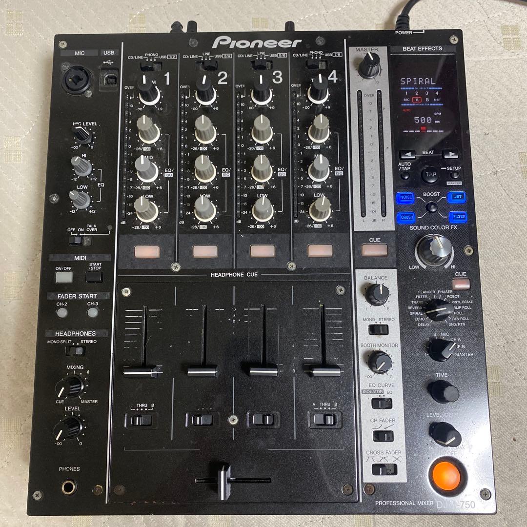 Pioneer DJM-750 DJミキサー Pioneer DJ DJM-750MK2 【DJ必需品3大特典付】【rekordbox対応4ch DJ