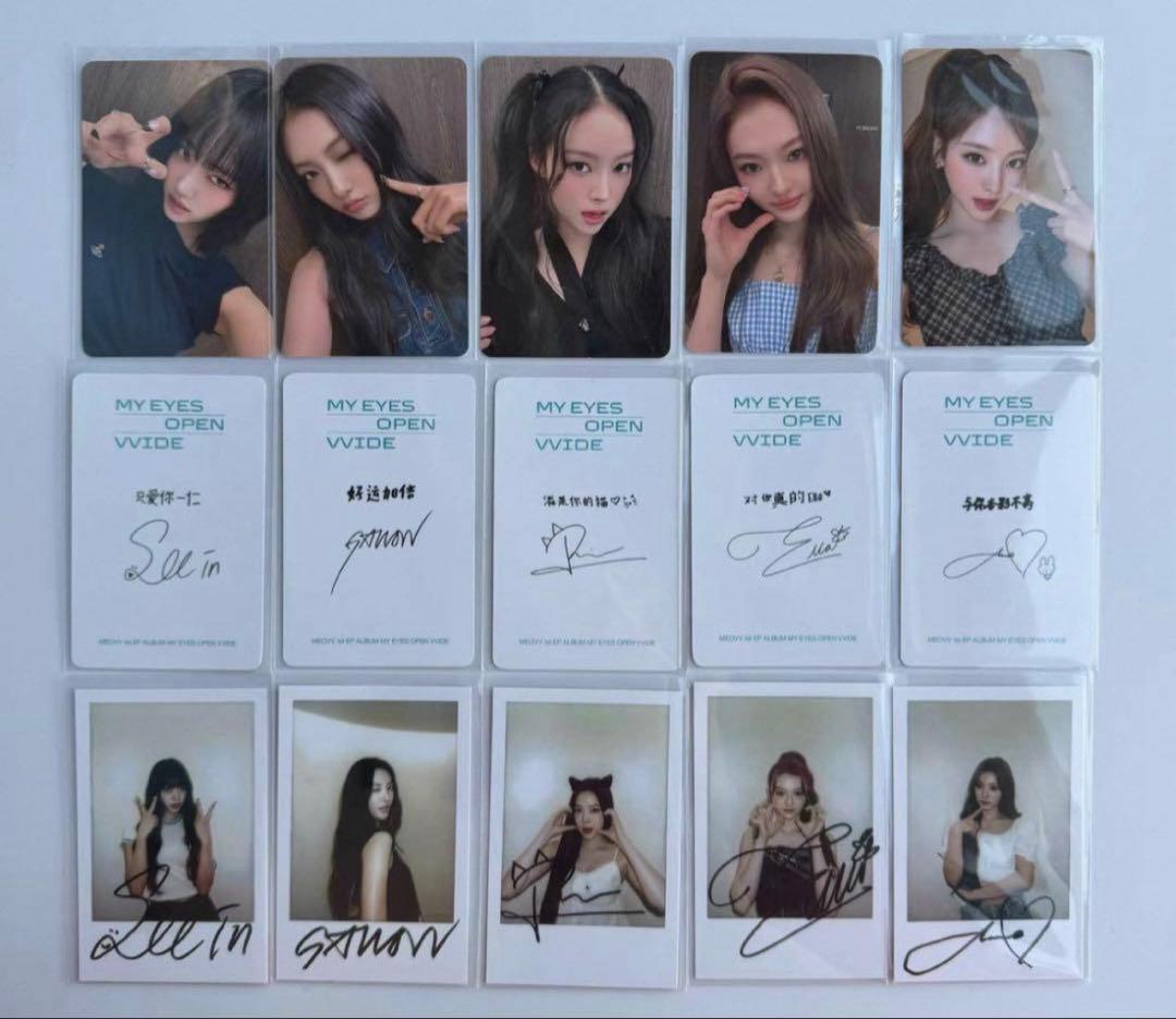 MEOVV popmerch 上海サイン会 中華 トレカ 10枚セツト