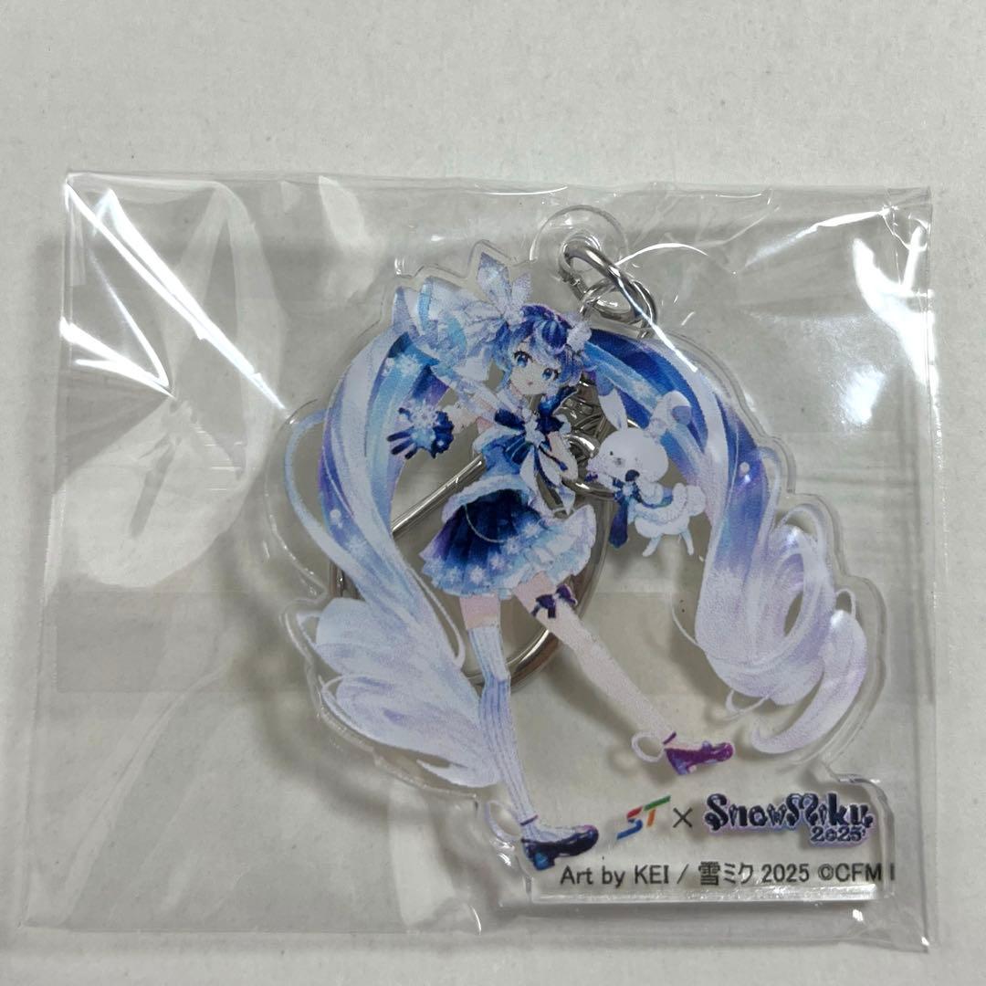 【非売品】雪ミク 2025 アクリルキーホルダー SNOW MIKU 2025 北海道 雪ミク クロミ マイメロディ サンリオ 初音ミク