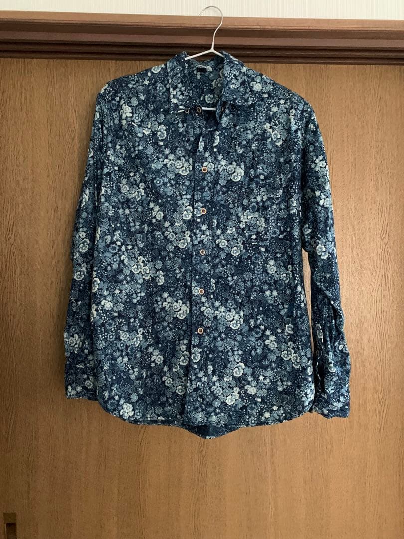 45R 秋の実プリント　908オーシャンシャツ