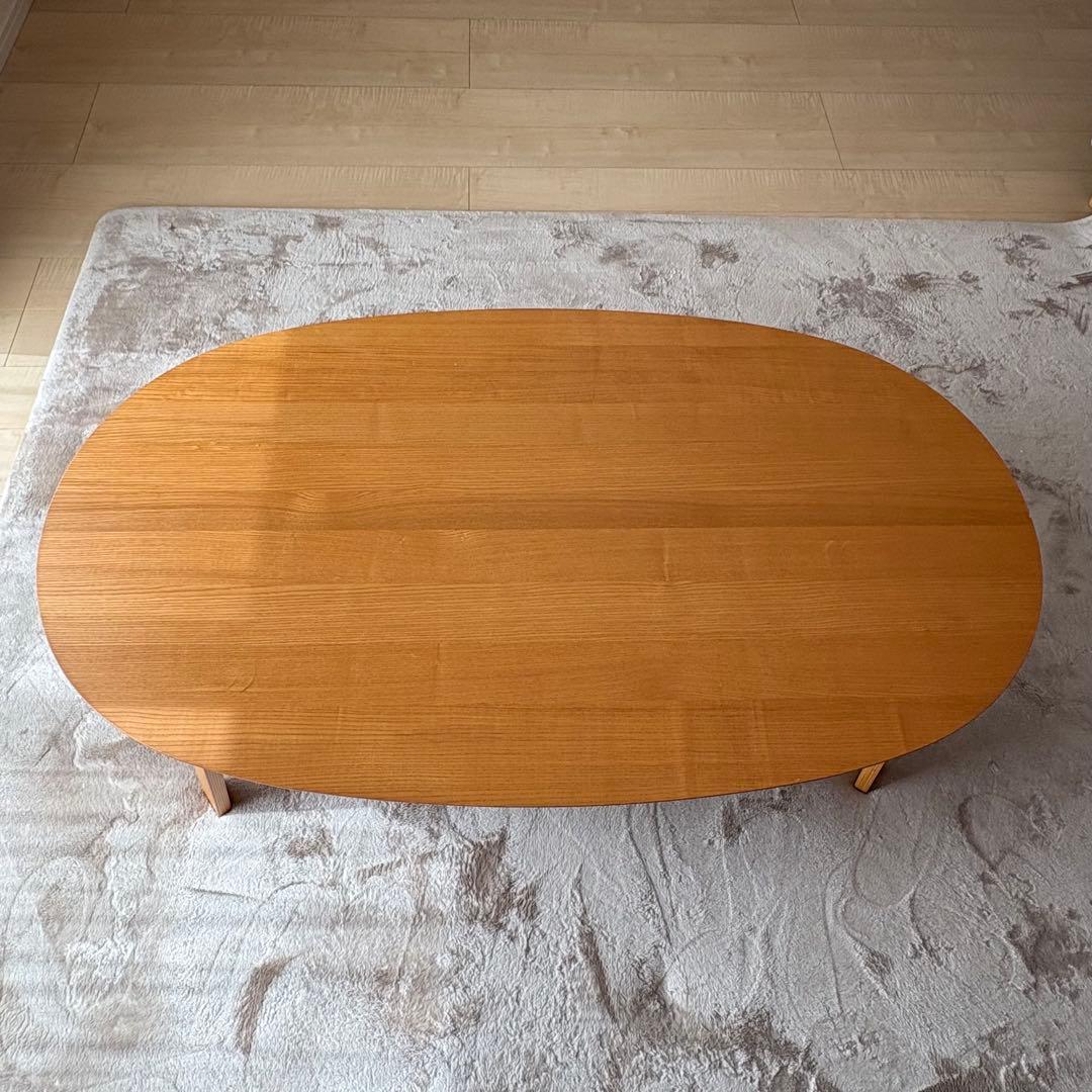 無印良品 楕円こたつテーブル ナチュラル MJ-KDF1340