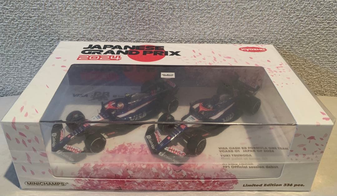 未開封！1/43 VCARB 角田 裕毅&岩佐 歩夢2024 F1日本GPセット 京商 ミニカー | MINICHAMPS 1/43 ビザ キャッシュ RB F1 チーム VCARB