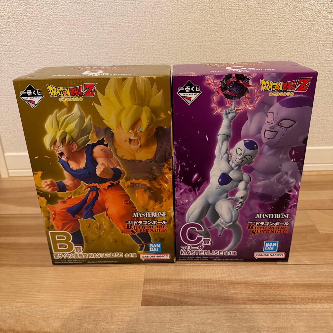 B賞 超サイヤ人孫悟空 & C賞 フリーザ MASTERLISE 一番くじ ドラゴンボール フィギュア B賞 孫悟空 C賞 フリーザ