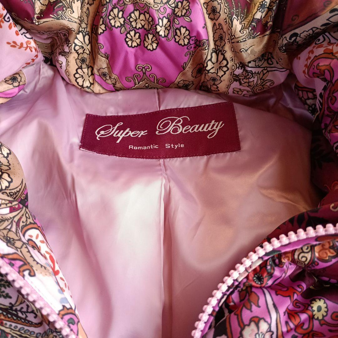 Super Beauty ロマンティックスタイル 花柄ダウンジャケット 42 - メルカリ