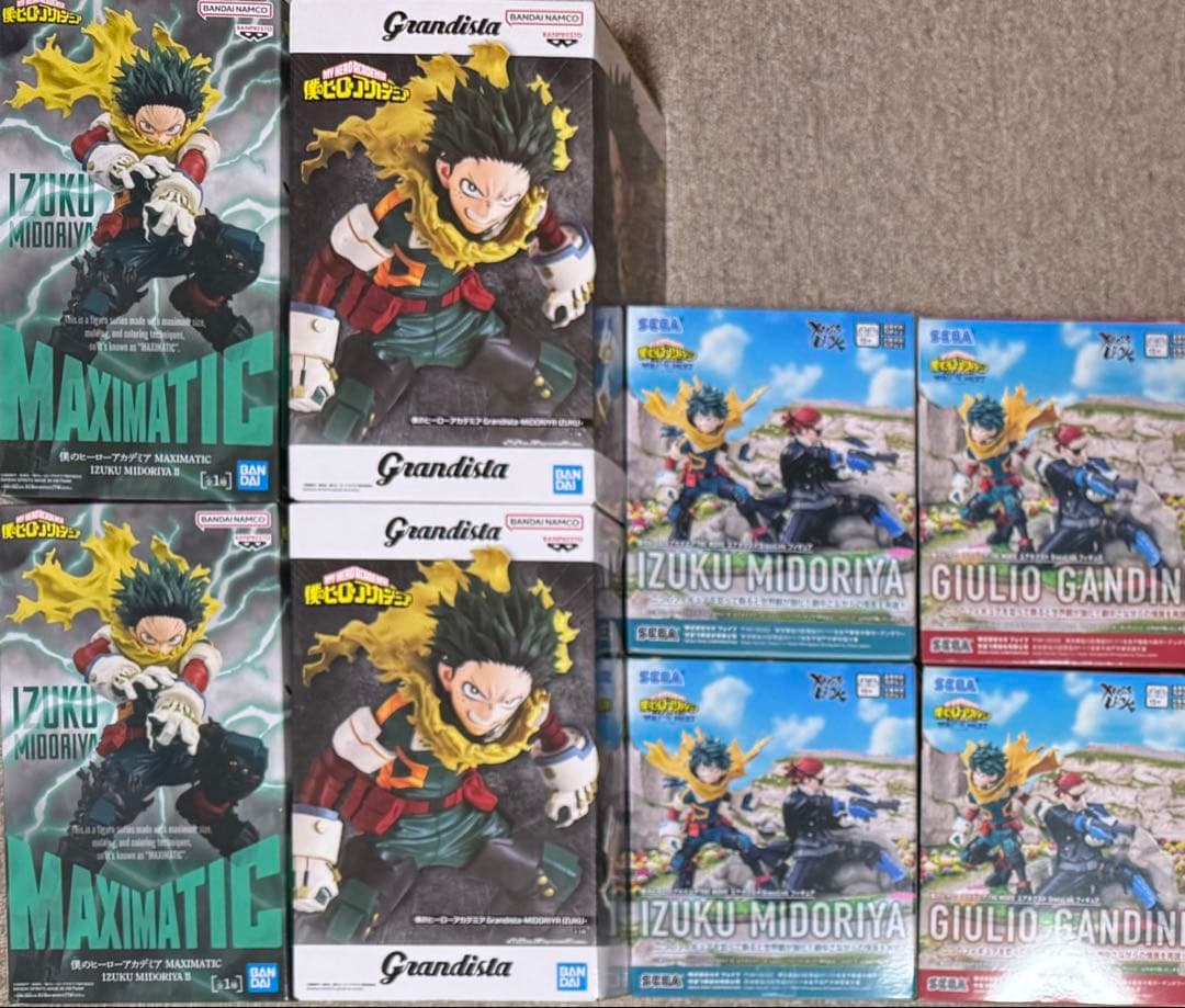 フィギュア8点セット　緑谷出久　デク　ジュリオ　僕のヒーローアカデミア　ヒロアカ