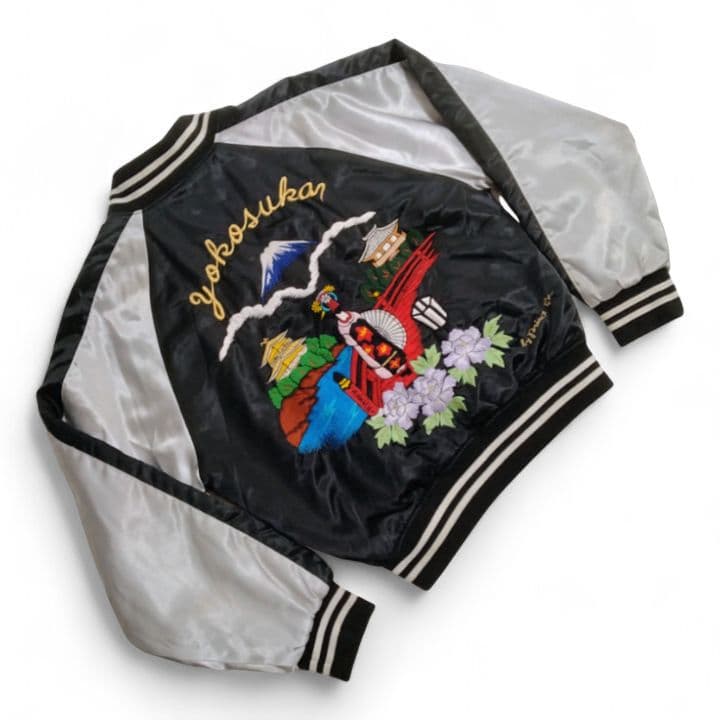 【和柄 日本製】Prince プリンス商会 スカジャン 横須賀ジャンパー 総刺繍