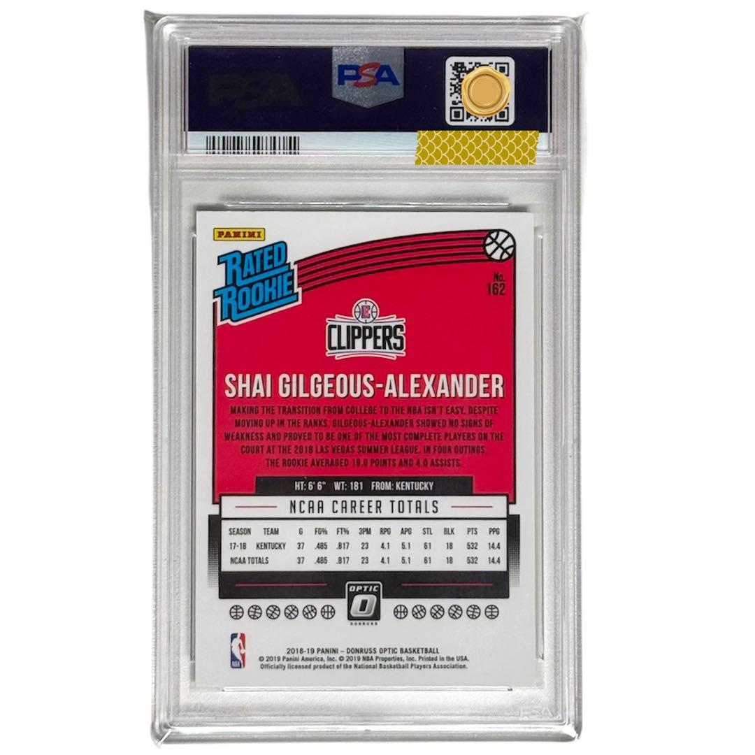 PSA10 OPTIC シェイ ルーキーカード‼️ SGA RC MVP OKC - メルカリ