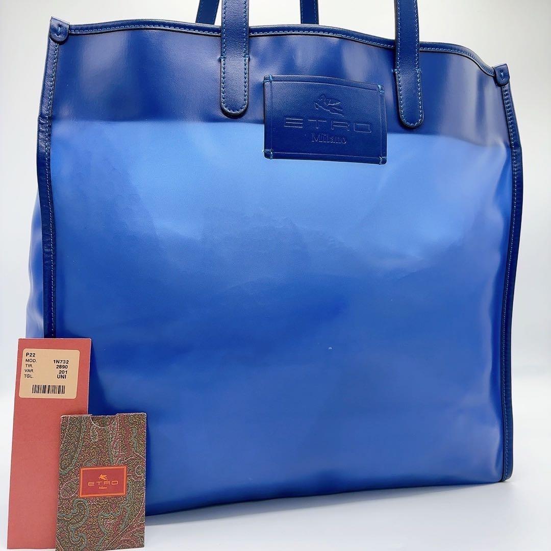 美品 ETRO ビニールトートバッグ 2022モデル
