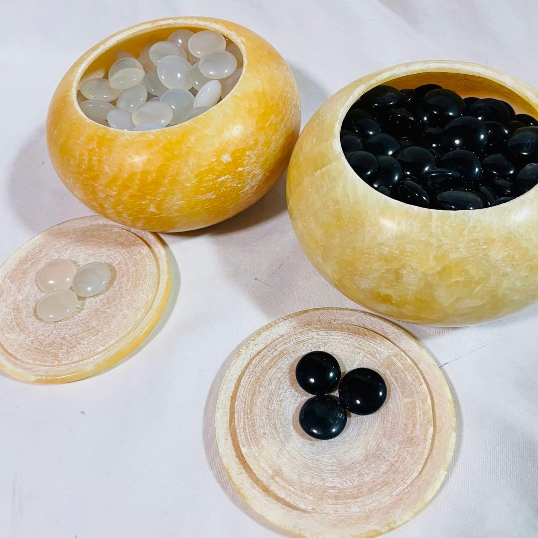 囲碁　碁石　瑪瑙碁石　めのう