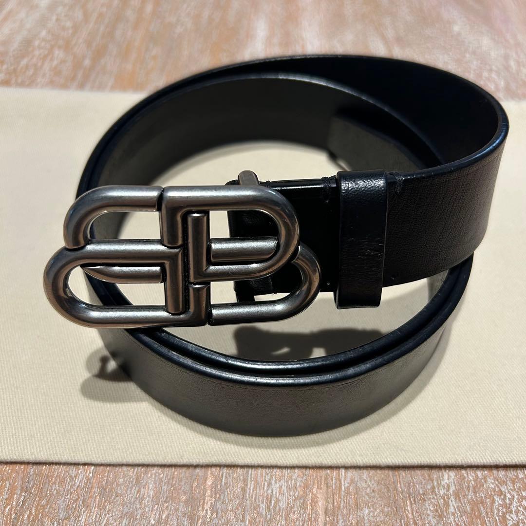 早い者勝ちBALENCIAGA ブラックレザー ベルト 楽天市場】バレンシアガ（ベルト・サスペンダー｜バッグ・小物