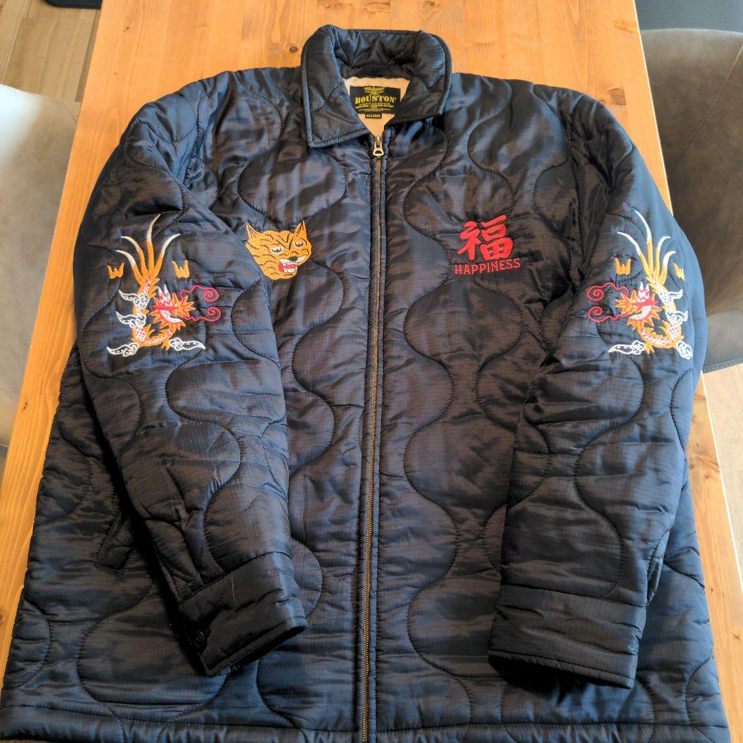 HOUSTON ベトジャン　XX-LARGE ブラック HOUSTON（ヒューストン）の「HOUSTON ベトジャン（MAP）（ミリタリー