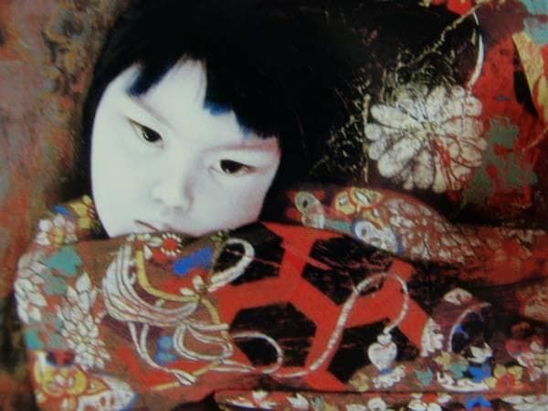 智内兄助、山桜桃ゆすら、希少な額装用画集より、美品、新品額装付