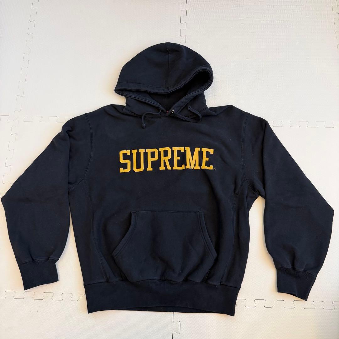 トップス SUPREMEVarsity Hooded Sweatshirt Black