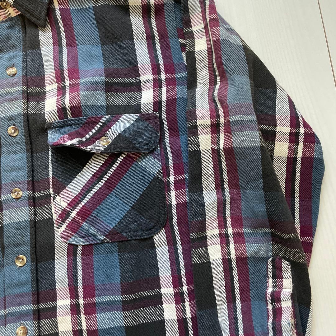 90s USA製 Five Brotherファイブブラザー ネルシャツ - メルカリ