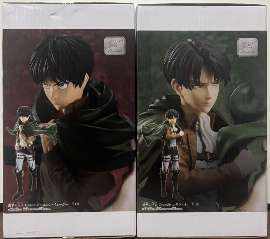 進撃の巨人 Grandista エレン リヴァイ セット - メルカリ