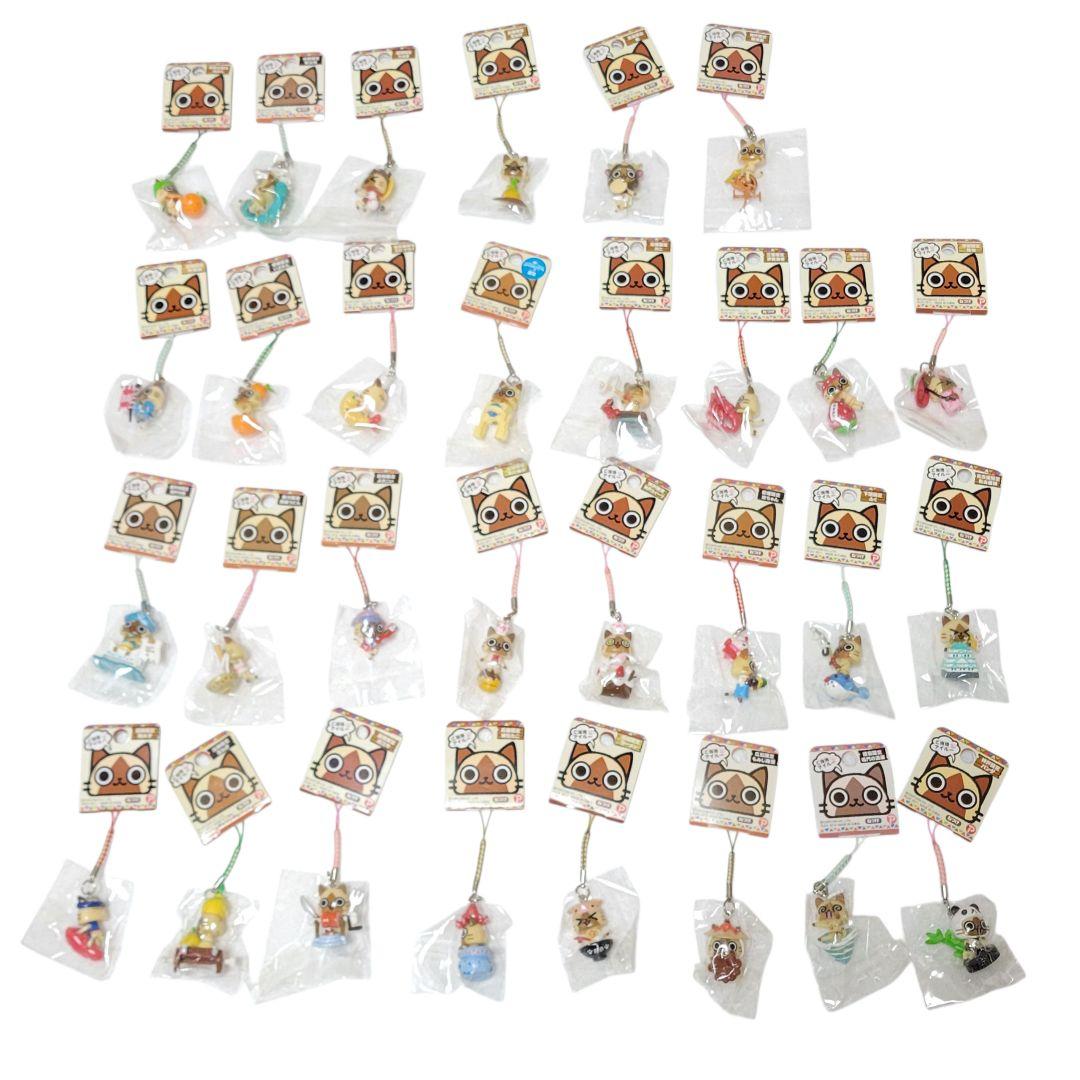 モンハン アイルー ご当地根付け 108個 USJストラップ 2個 合計110個