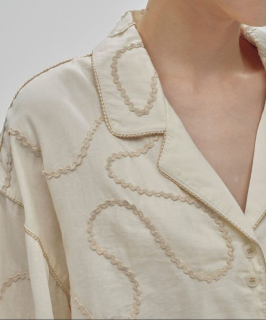 TODAYFUL Embroidery Pajamas Shirts - メルカリ